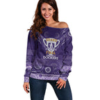 Fremantle Dockers Premiers 2026 Off Shoulder Sweater First Championship