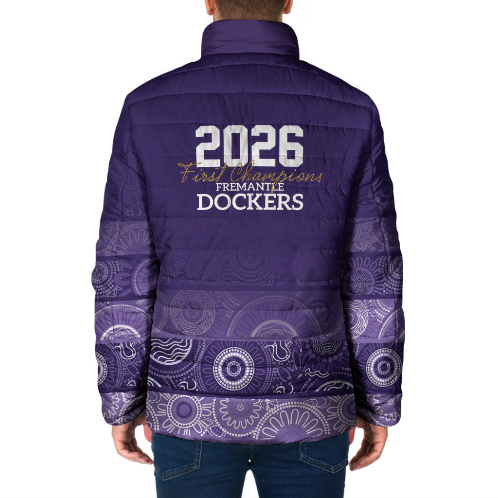 Fremantle Dockers Premiers 2026 Padded Jacket First Championship