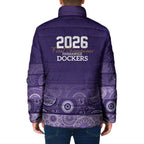 Fremantle Dockers Premiers 2026 Padded Jacket First Championship