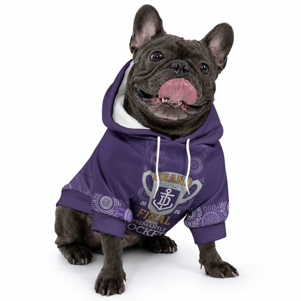 Fremantle Dockers Premiers 2026 Pet Hoodie First Championship