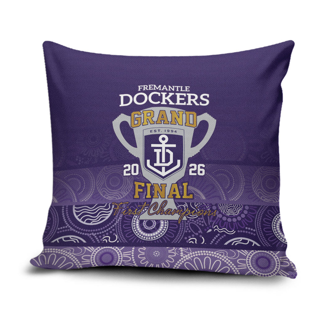 Fremantle Dockers Premiers 2026 Pillow Cover First Championship