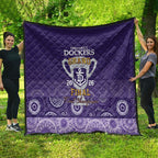 Fremantle Dockers Premiers 2026 Quilt First Championship