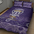 Fremantle Dockers Premiers 2026 Quilt Bed Set First Championship