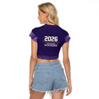 Fremantle Dockers Premiers 2026 Raglan Cropped T Shirt First Championship