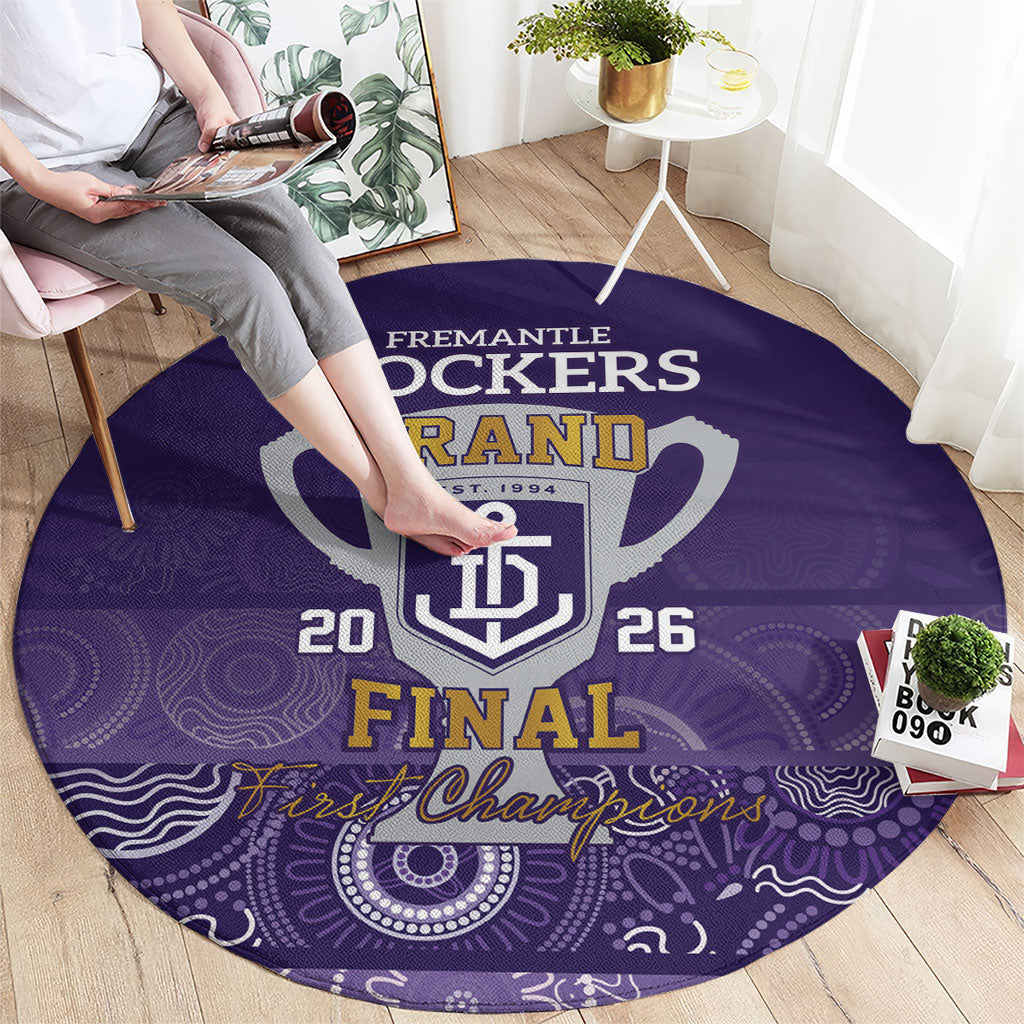 Fremantle Dockers Premiers 2026 Round Carpet First Championship