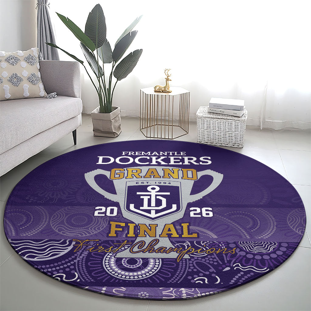 Fremantle Dockers Premiers 2026 Round Carpet First Championship