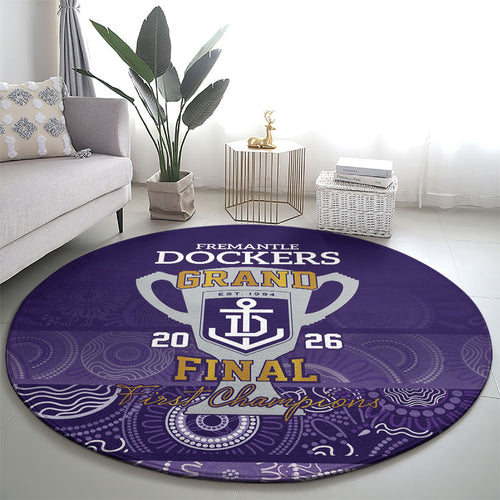Fremantle Dockers Premiers 2026 Round Carpet First Championship