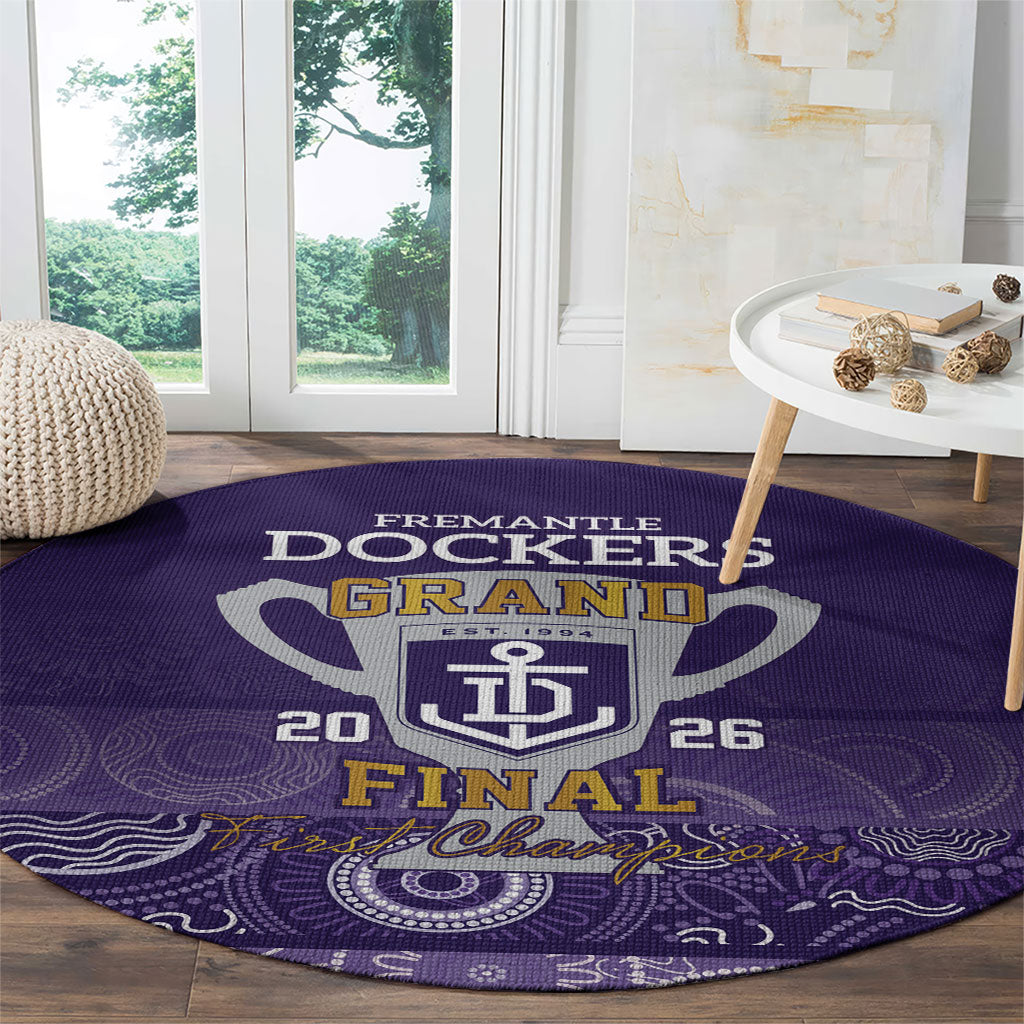Fremantle Dockers Premiers 2026 Round Carpet First Championship