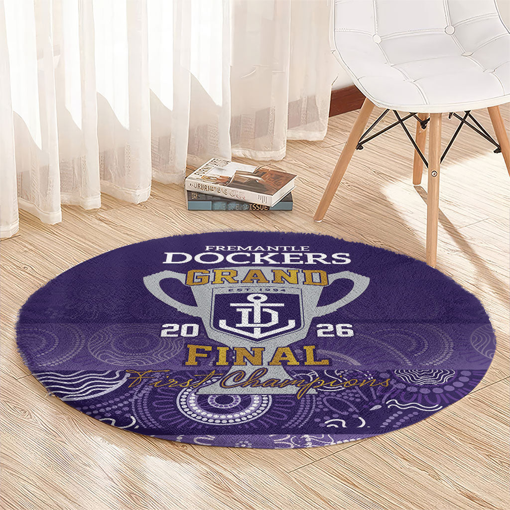 Fremantle Dockers Premiers 2026 Round Carpet First Championship