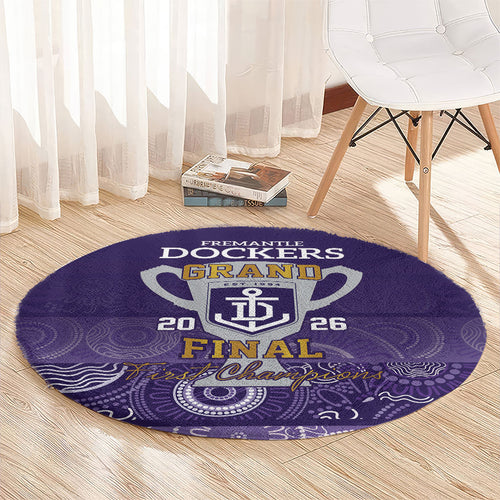 Fremantle Dockers Premiers 2026 Round Carpet First Championship