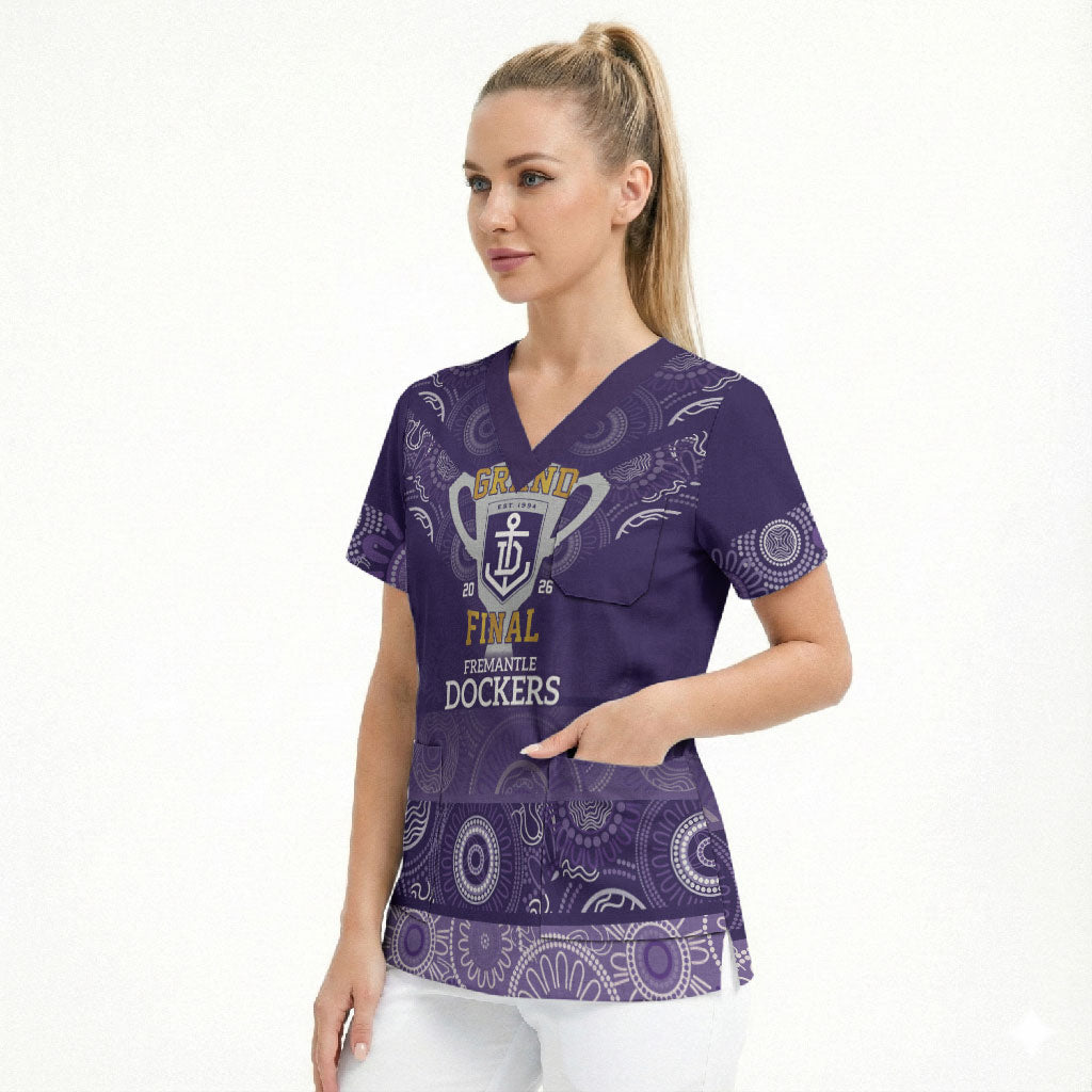 Fremantle Dockers Premiers 2026 Scrub Top First Championship
