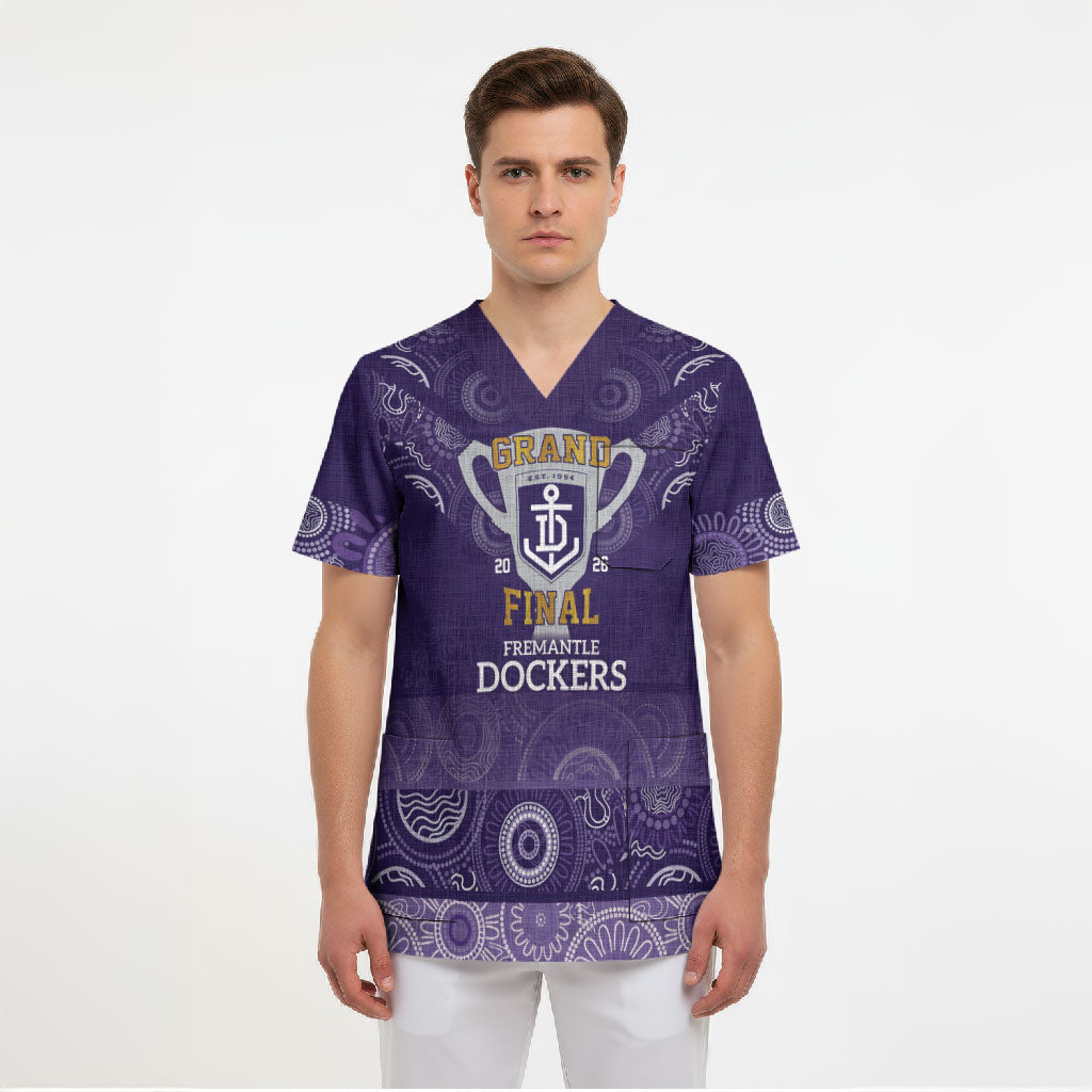 Fremantle Dockers Premiers 2026 Scrub Top First Championship