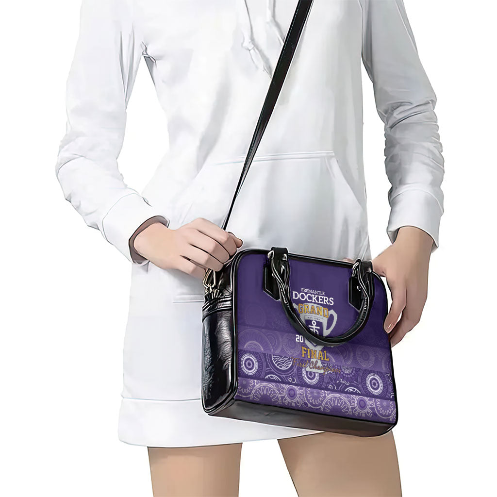 Fremantle Dockers Premiers 2026 Shoulder Handbag First Championship