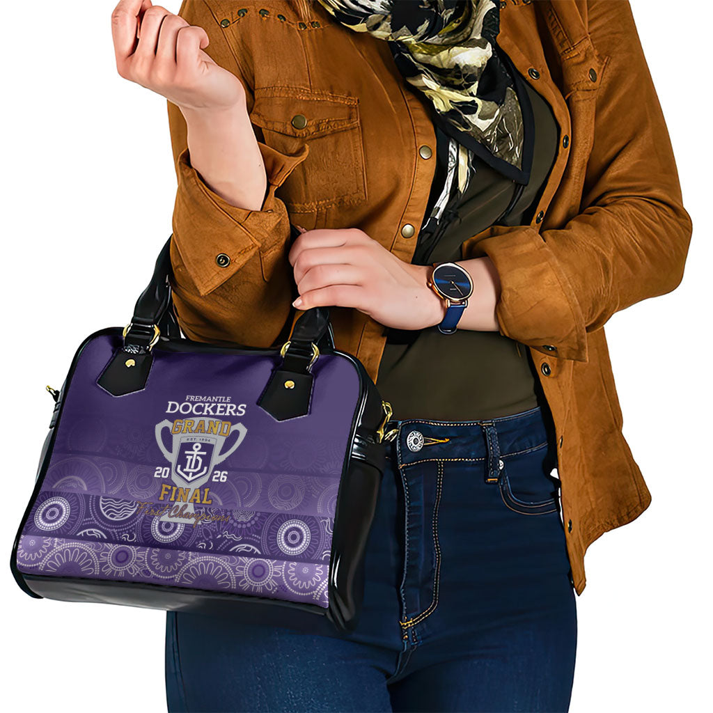 Fremantle Dockers Premiers 2026 Shoulder Handbag First Championship