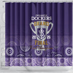 Fremantle Dockers Premiers 2026 Shower Curtain First Championship