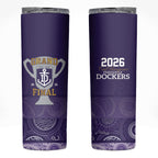 Fremantle Dockers Premiers 2026 Skinny Tumbler First Championship
