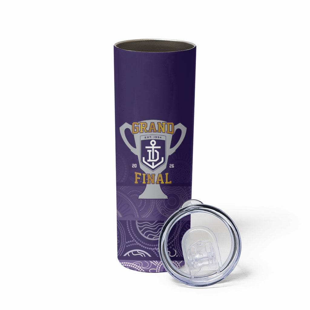 Fremantle Dockers Premiers 2026 Skinny Tumbler First Championship