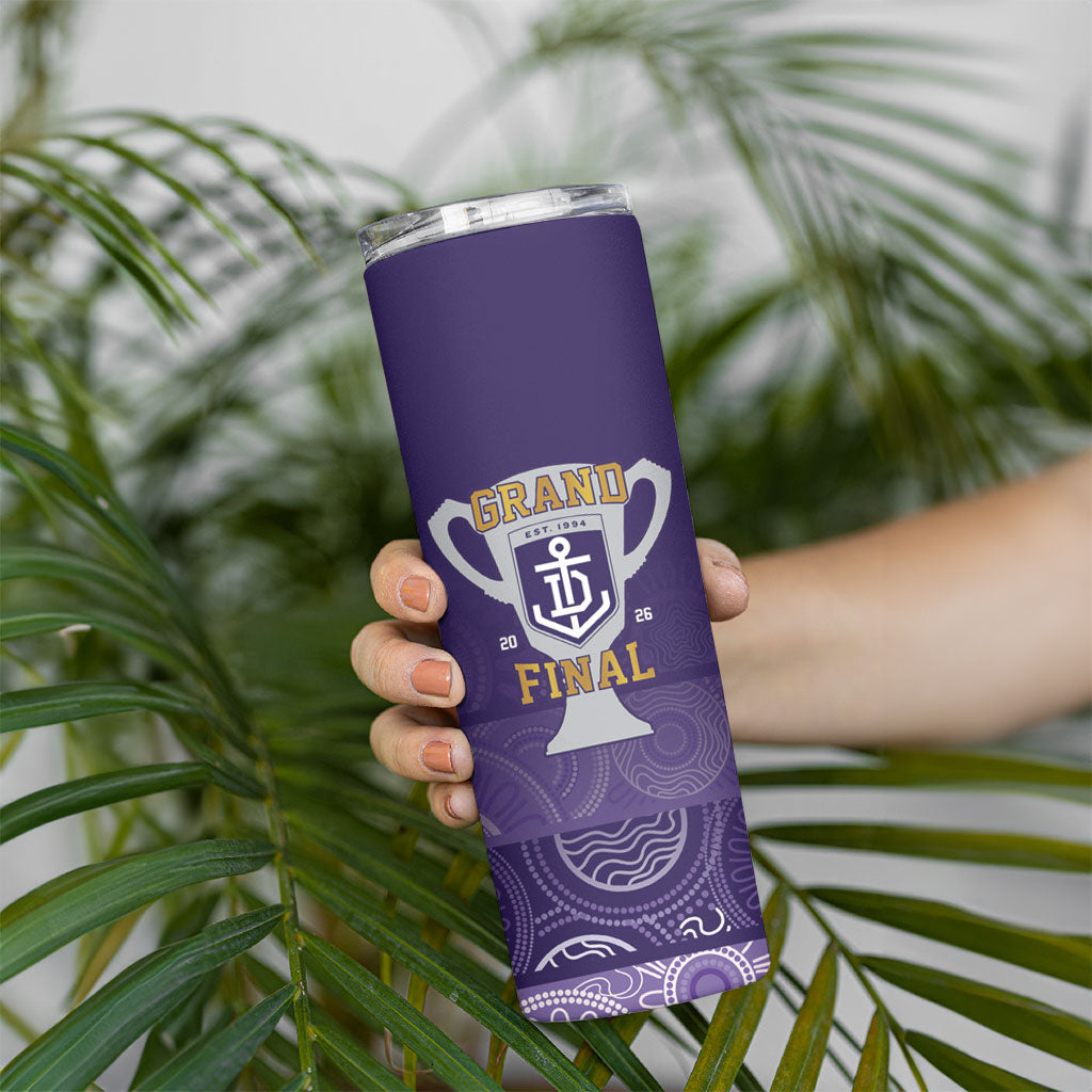 Fremantle Dockers Premiers 2026 Skinny Tumbler First Championship