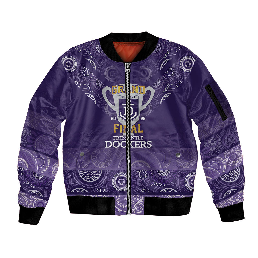 Fremantle Dockers Premiers 2026 Sleeve Zip Bomber Jacket First Championship