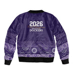 Fremantle Dockers Premiers 2026 Sleeve Zip Bomber Jacket First Championship