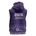 Fremantle Dockers Premiers 2026 Sleeveless Hoodie First Championship