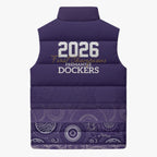 Fremantle Dockers Premiers 2026 Sleeveless Puffer Jacket First Championship