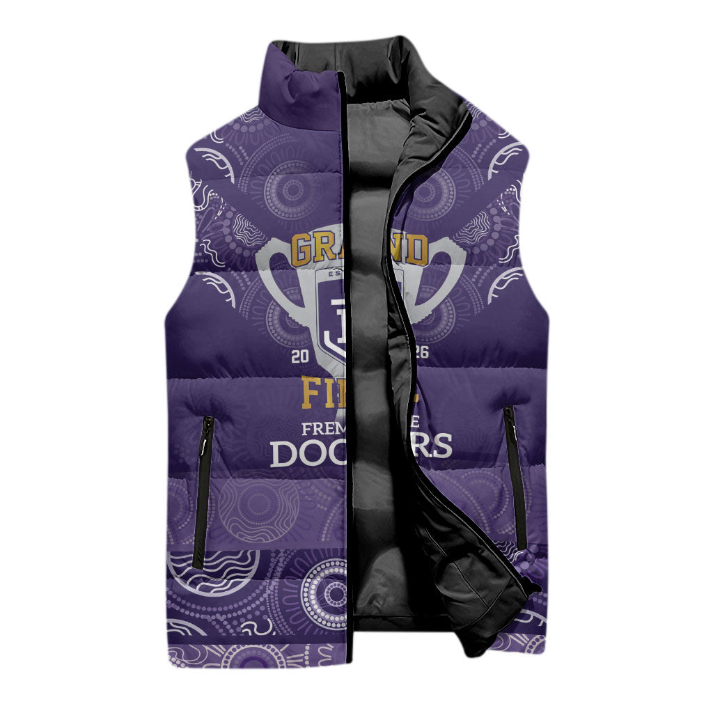 Fremantle Dockers Premiers 2026 Sleeveless Puffer Jacket First Championship