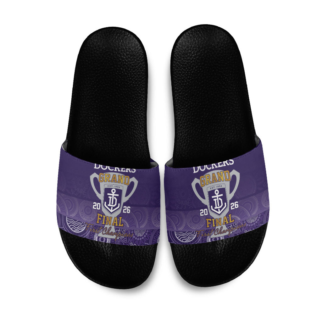 Fremantle Dockers Premiers 2026 Slide Sandals First Championship