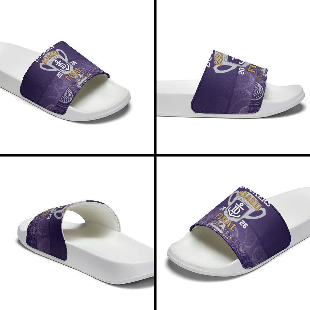 Fremantle Dockers Premiers 2026 Slide Sandals First Championship