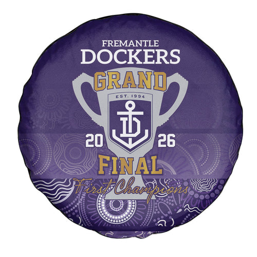 Fremantle Dockers Premiers 2026 Spare Tire Cover First Championship