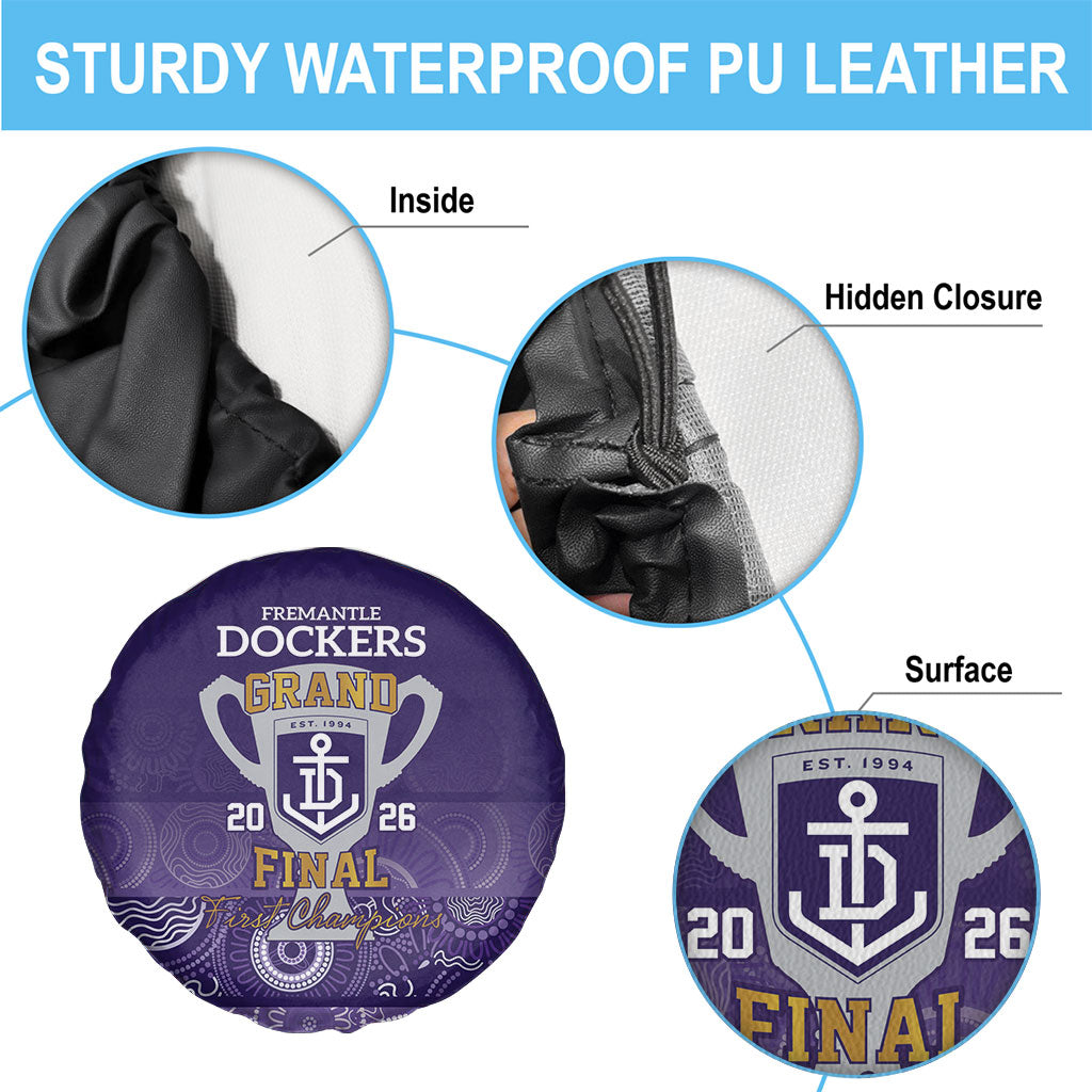 Fremantle Dockers Premiers 2026 Spare Tire Cover First Championship