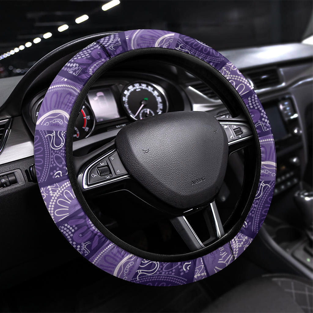 Fremantle Dockers Premiers 2026 Steering Wheel Cover First Championship