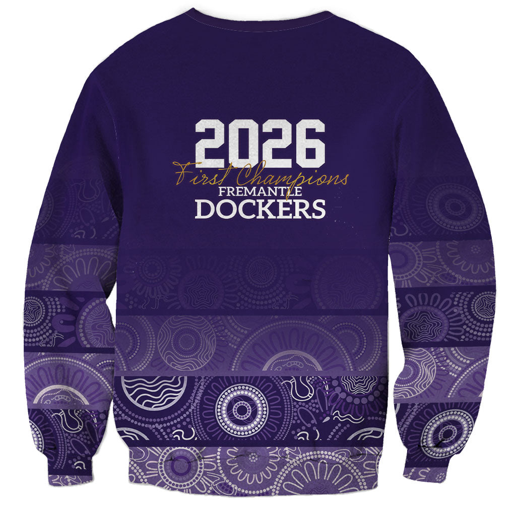 Fremantle Dockers Premiers 2026 Sweatshirt First Championship