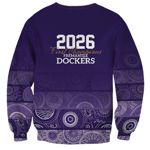 Fremantle Dockers Premiers 2026 Sweatshirt First Championship