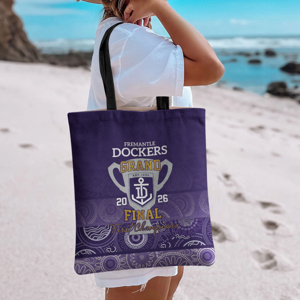Fremantle Dockers Premiers 2026 Tote Bag First Championship
