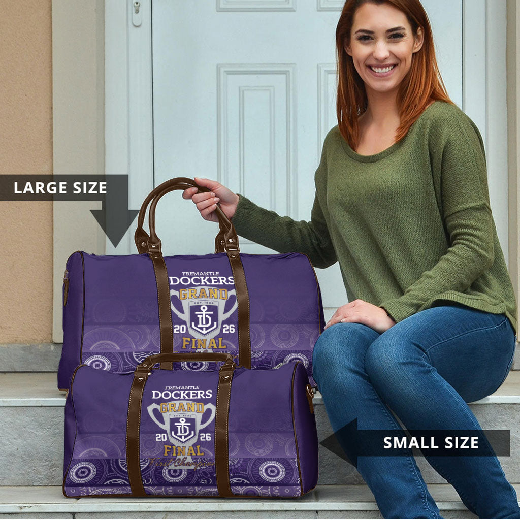 Fremantle Dockers Premiers 2026 Travel Bag First Championship