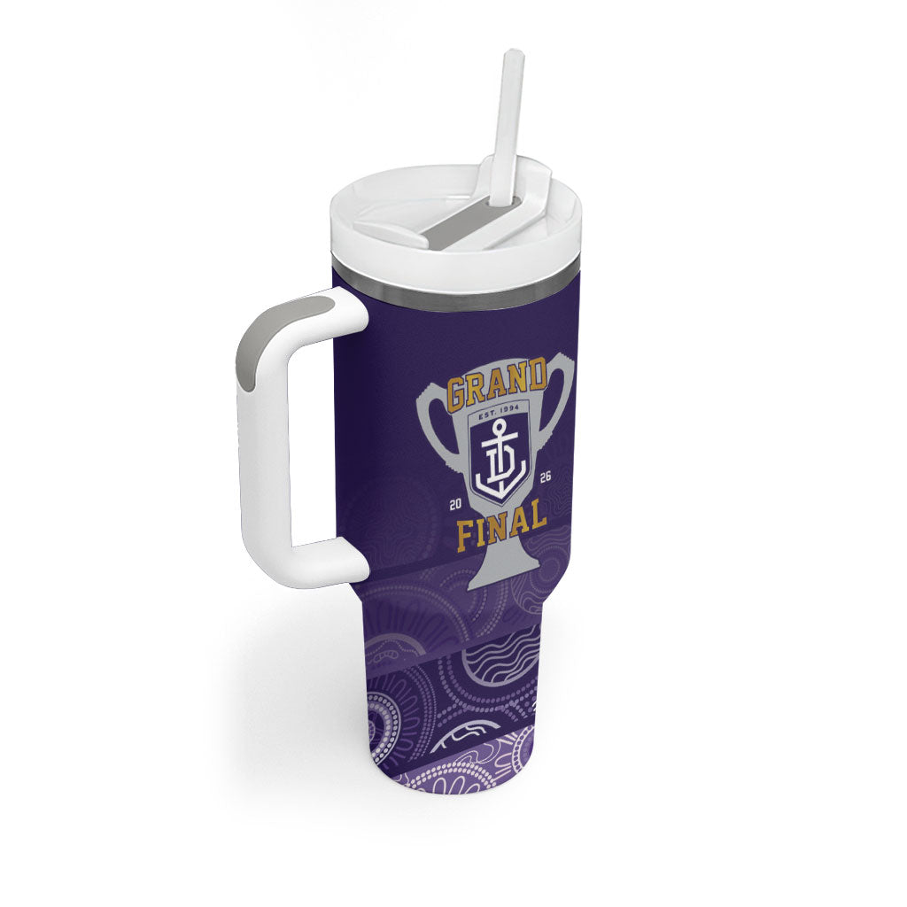 Fremantle Dockers Premiers 2026 Tumbler With Handle First Championship