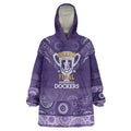 Fremantle Dockers Premiers 2026 Wearable Blanket Hoodie First Championship