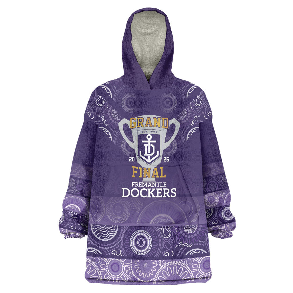 Fremantle Dockers Premiers 2026 Wearable Blanket Hoodie First Championship