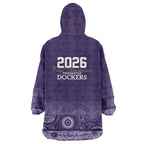 Fremantle Dockers Premiers 2026 Wearable Blanket Hoodie First Championship