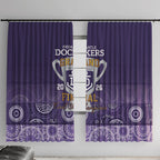 Fremantle Dockers Premiers 2026 Window Curtain First Championship
