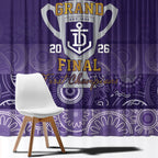 Fremantle Dockers Premiers 2026 Window Curtain First Championship