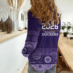 Fremantle Dockers Premiers 2026 Women Casual Shirt First Championship