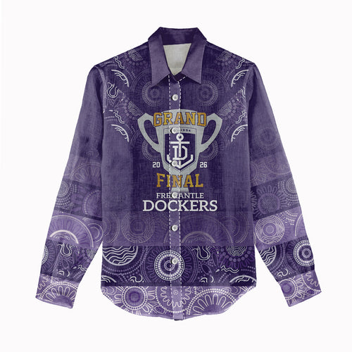 Fremantle Dockers Premiers 2026 Women Casual Shirt First Championship