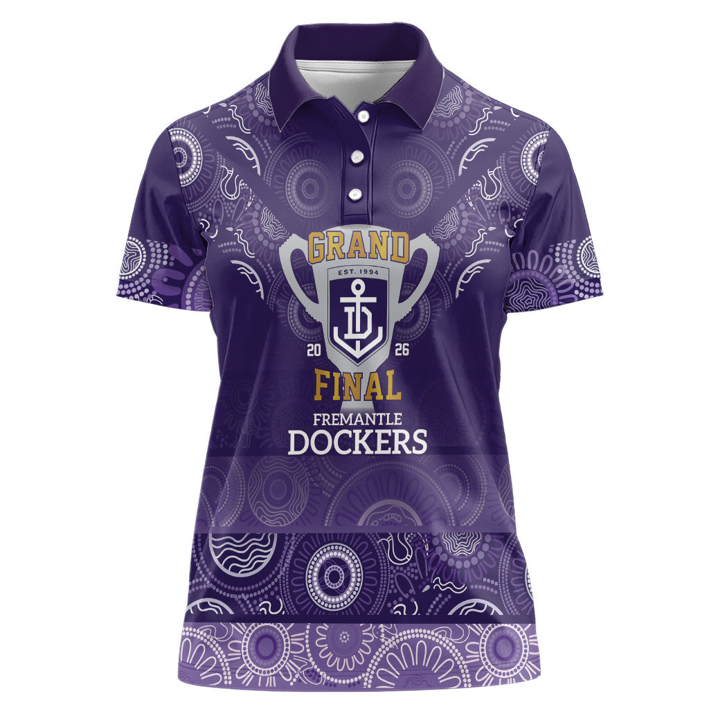 Fremantle Dockers Premiers 2026 Women Polo Shirt First Championship