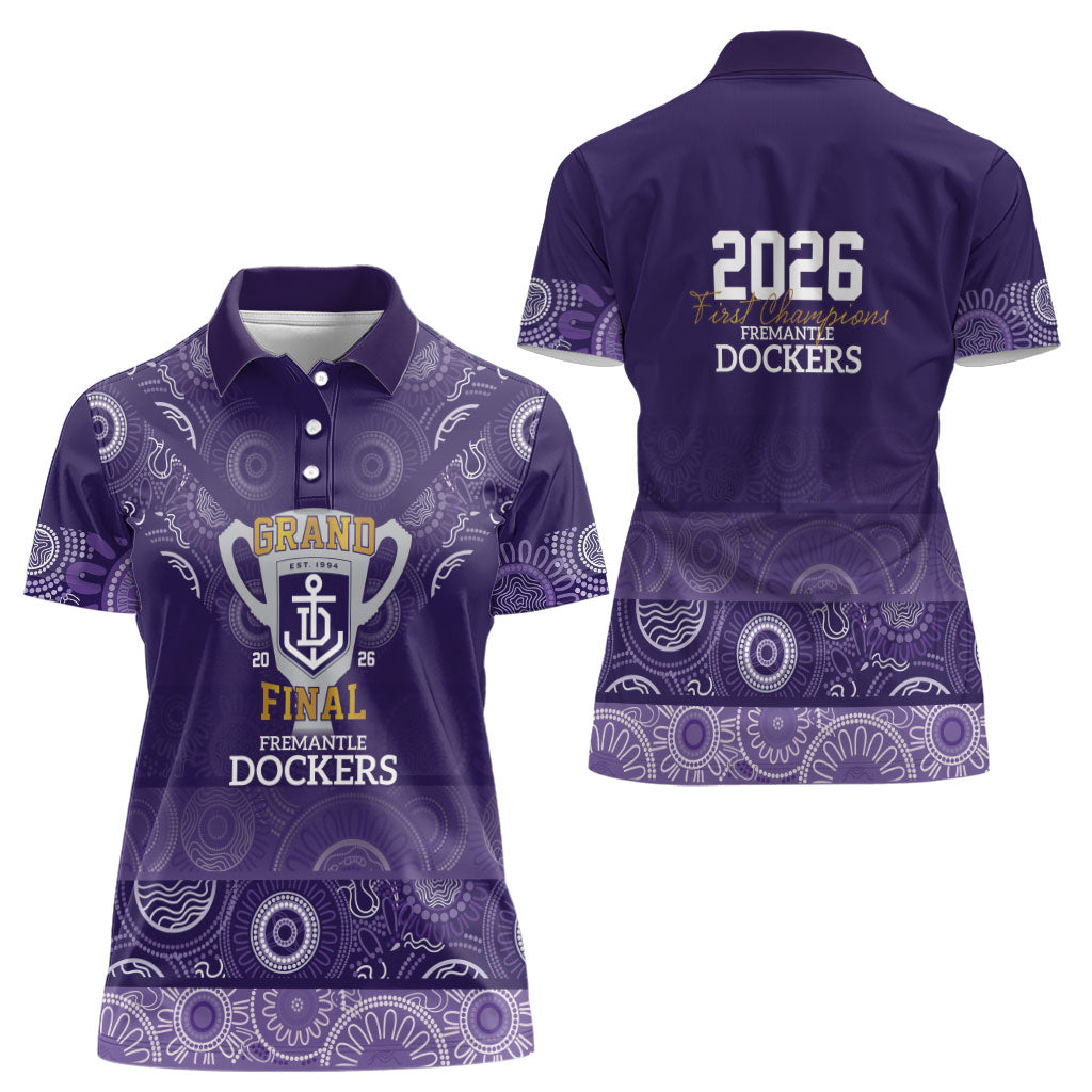 Fremantle Dockers Premiers 2026 Women Polo Shirt First Championship