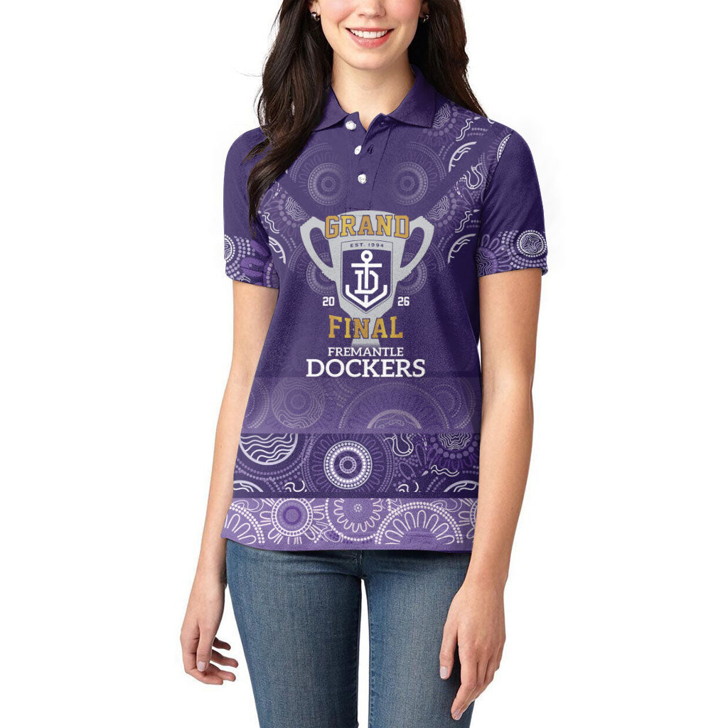 Fremantle Dockers Premiers 2026 Women Polo Shirt First Championship