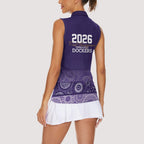 Fremantle Dockers Premiers 2026 Women Sleeveless Polo Shirt First Championship