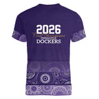 Fremantle Dockers Premiers 2026 Women V-Neck T-Shirt First Championship