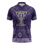 Fremantle Dockers Premiers 2026 Zipper Polo Shirt First Championship